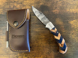 Damascus Pocket Knife