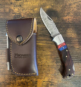 Damascus Pocket Knife