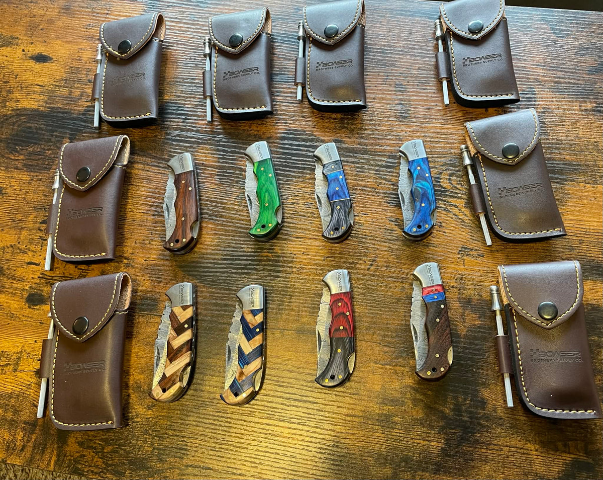 Damascus Pocket Knife