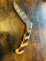 Damascus Pocket Knife
