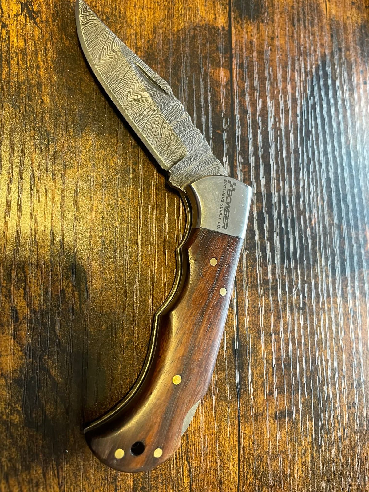 Damascus Pocket Knife