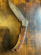 Damascus Pocket Knife